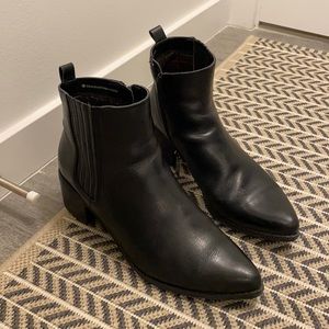 Blondo Waterproof Black Pointed Booties